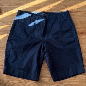 J. Crew Women's Navy Blue Bermudas